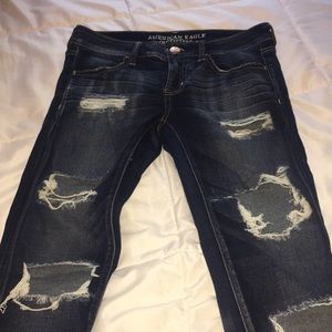 American eagle distressed jegging✨